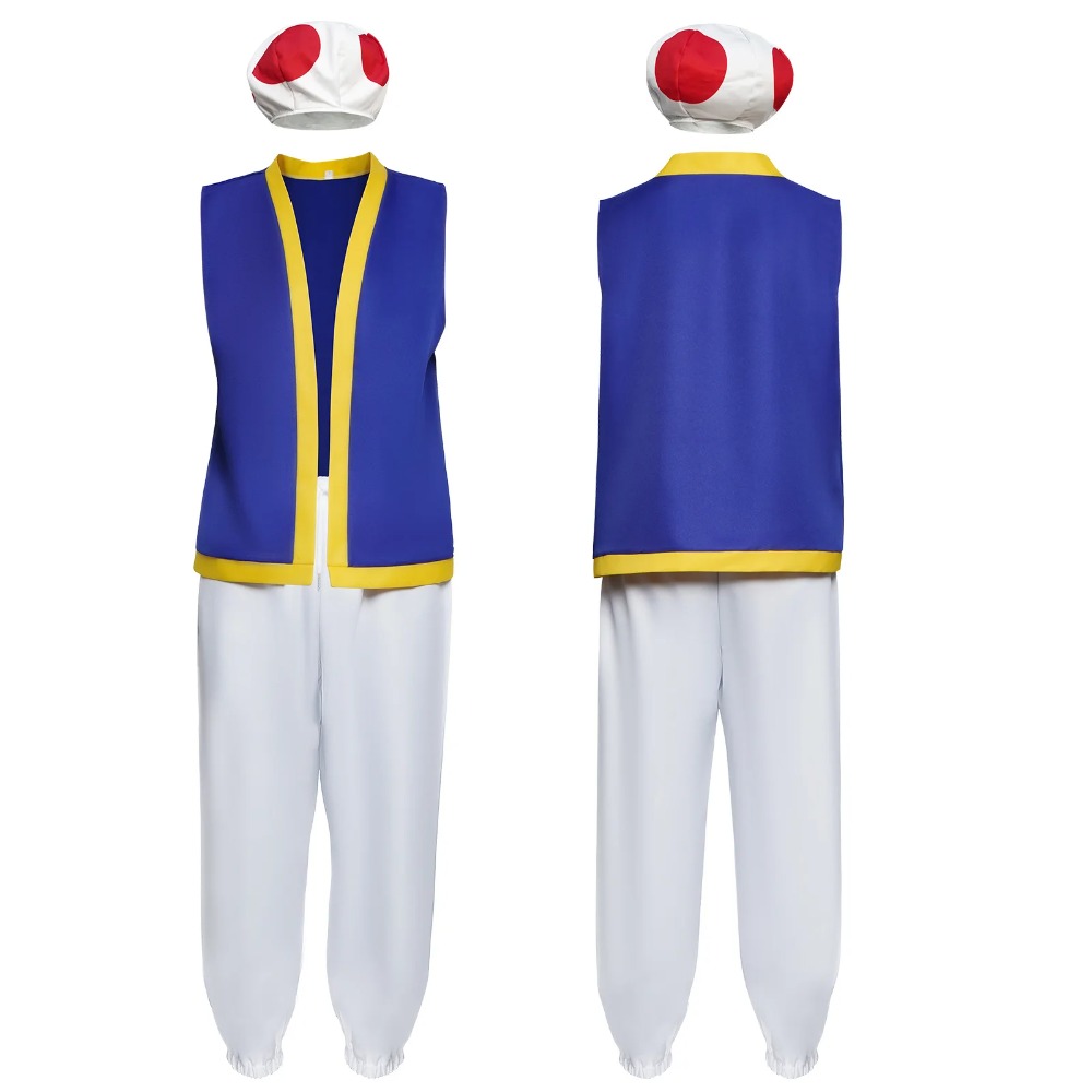 Knitted Vest Women - Kinopio - Kapelusz Toada do Cosplay