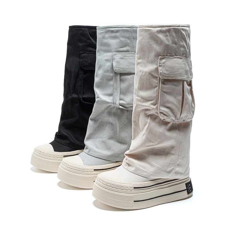 Women'S Fashion Winter 2025 - Botki damskie 12 cm z denimu