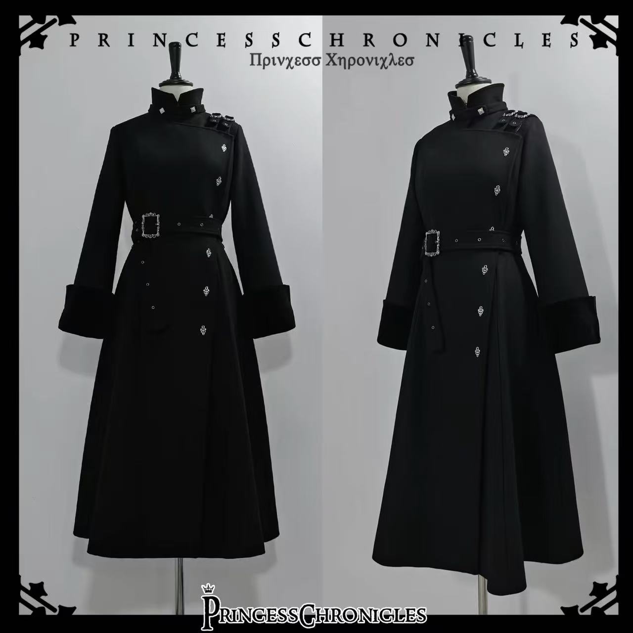 Women'S Fashion Winter 2025 - Estetyczny Gotycki Styl Elegancki Długi Wełniany