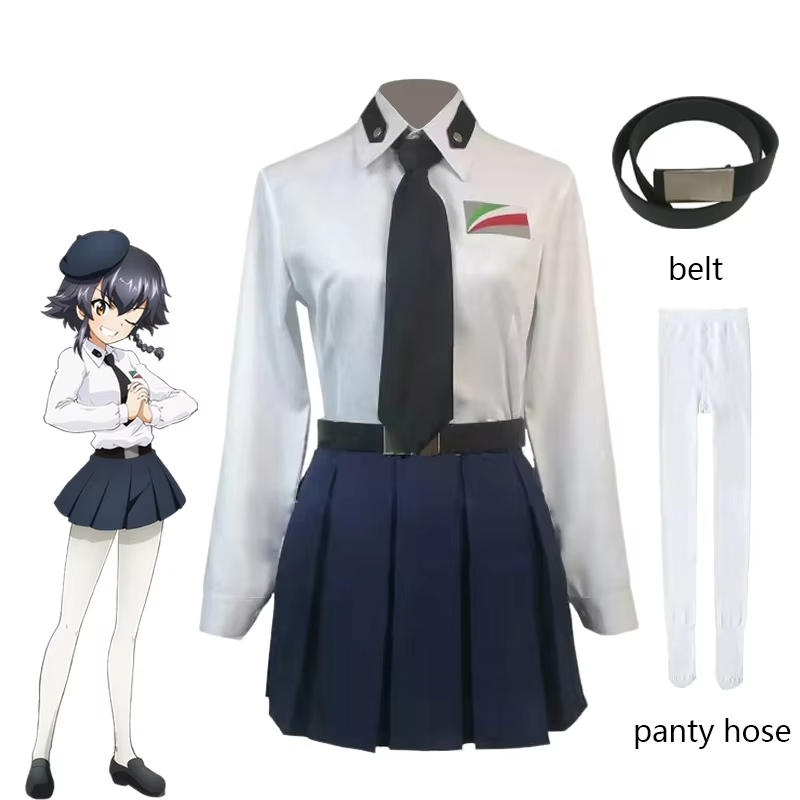 Pleated Skirt Women - Anime GIRLS und PANZER Anzio High
