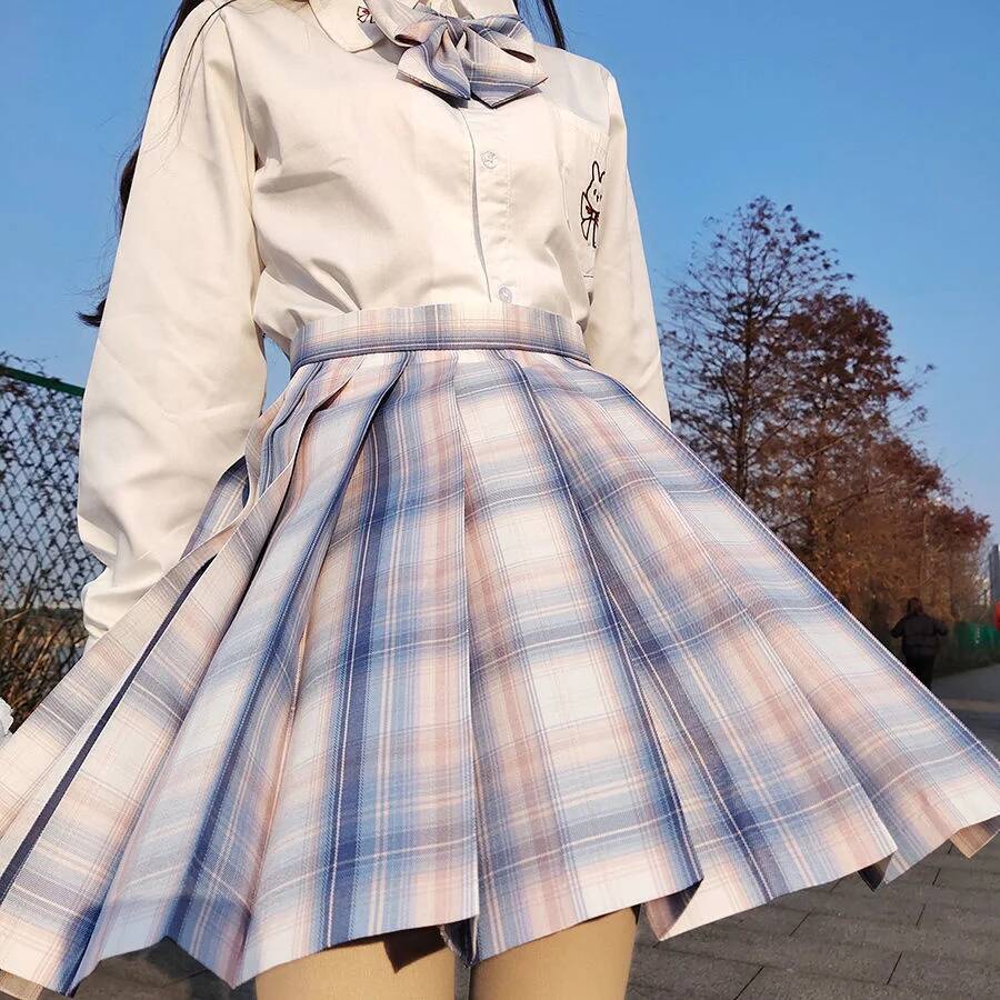 Pleated Skirt Women - Damskie mini spódniczki JK, japońskie spódniczki