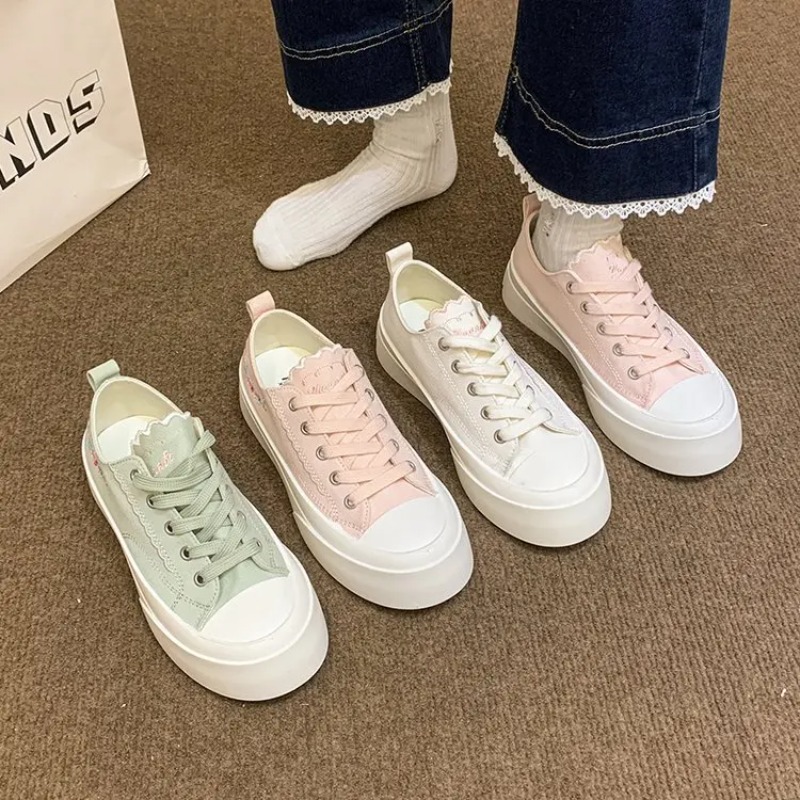Women'S Fashion Spring 2025 - Damskie wulkanizowane buty na grubej podeszwie