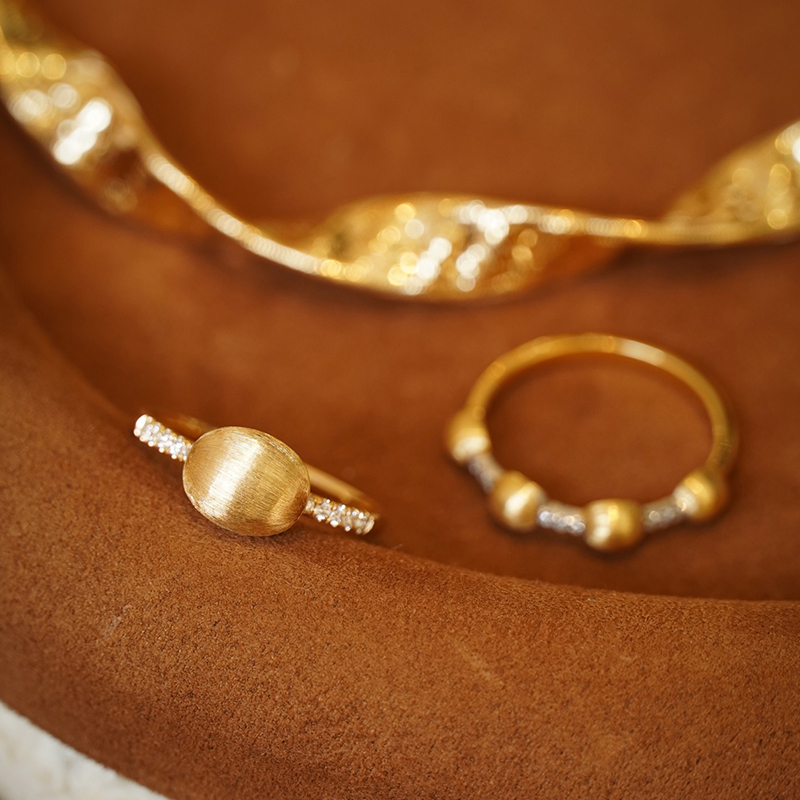 Aazuo Fashion Vintage Biżuteri – Women'S Fashion Rings Gold recenzja i cena