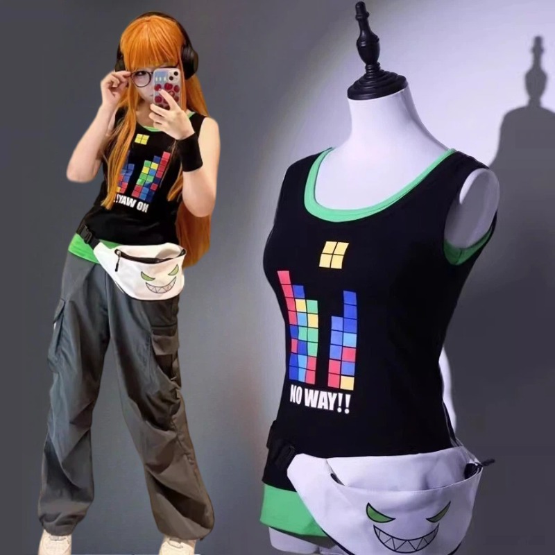 Kostium Cosplay Anime Sakura F – Knitted Vest Women recenzja i cena