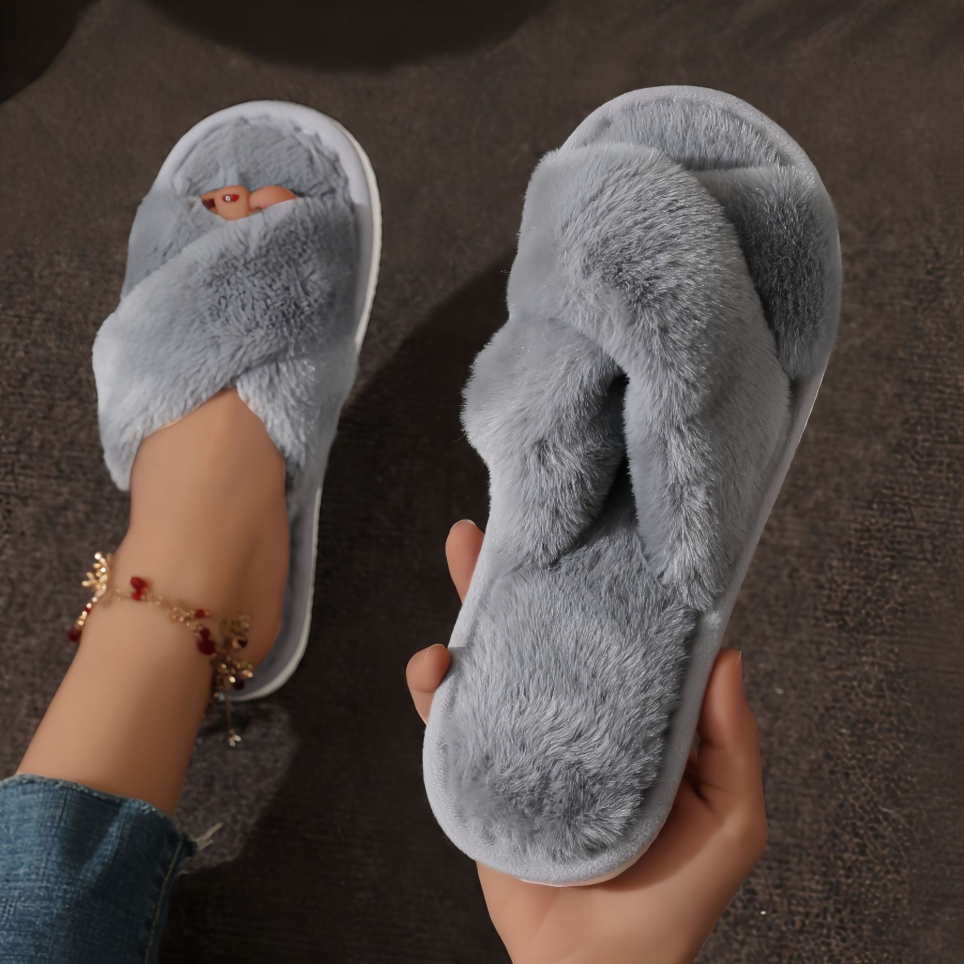 Damskie kapcie domowe z futerk – Women'S Fashion Winter 2025 recenzja i cena